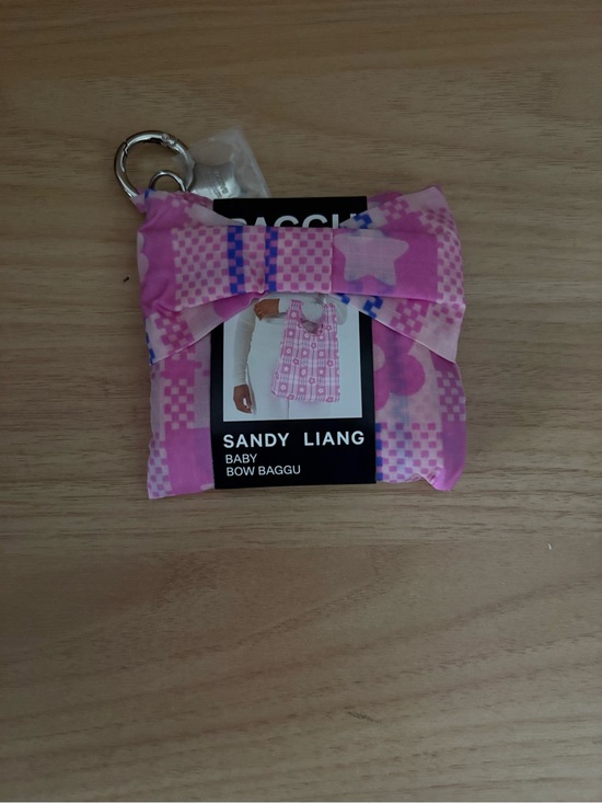 BAGGU Handbags - BAGGU x Sandy Liang Baby Baggu Market Plaid Pink Reusable Foldable Tote Bag